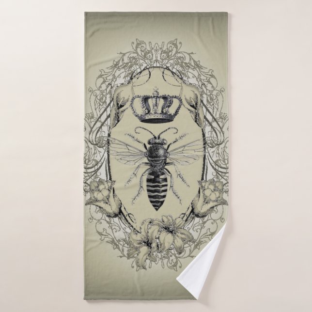 apiculteur de paris steampunk reine d'abeille fran (Serviette de bain)