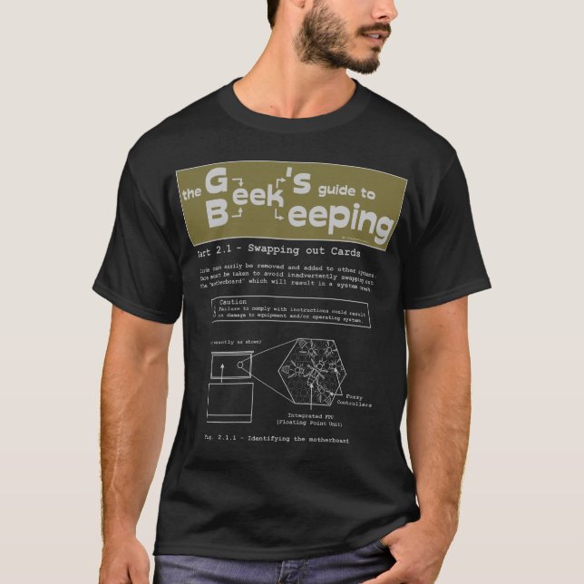 Apiculture geek (cartes échangeuses) - T-shirt noi (Devant)