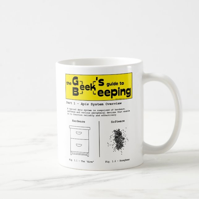 Apiculture geek (Vue d'ensemble du système) - Mug (Droite)