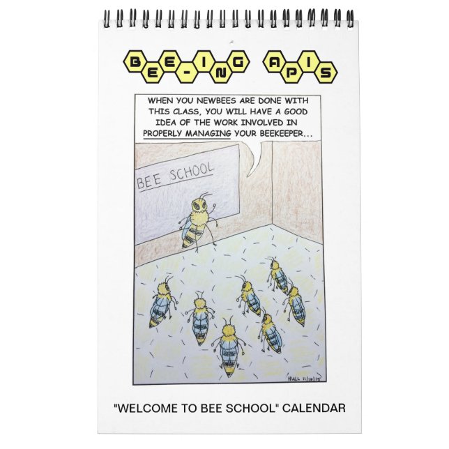 Apis de l'abeille Calendrier "Bienvenue à l'école  (Protection)