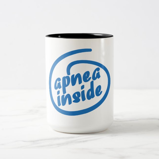 Apnée à l'intérieur de Mug (Centre)