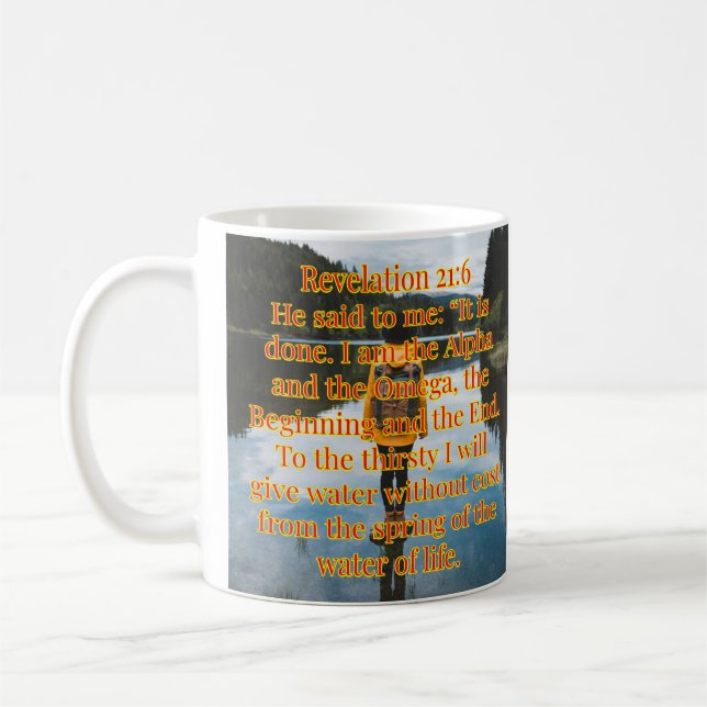 Apocalypse 21:6 Mug classique (Gauche)