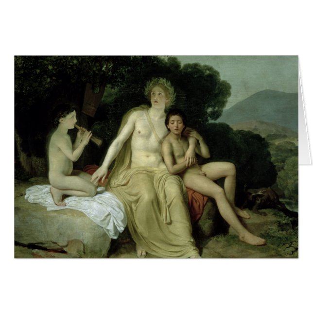 Apollo avec Hyacinthus et Cyparissus (Devant horizontal)