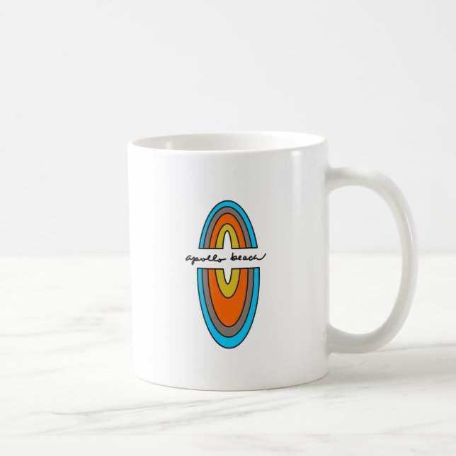 Apollo Beach Retro Café Mug (Droite)