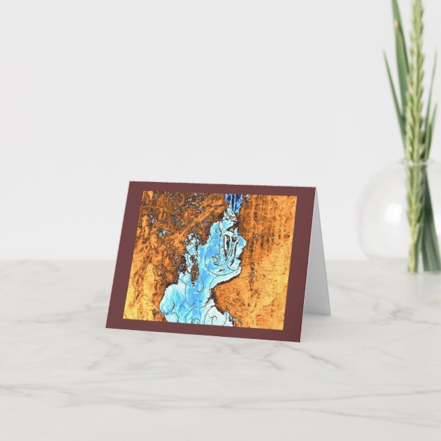 Apollo défiant ; Carte pour notes (Devant)