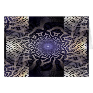 APOPHYSE Décor fractal   violet noir