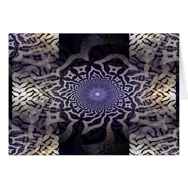 APOPHYSE Décor fractal | violet noir (Devant horizontal)