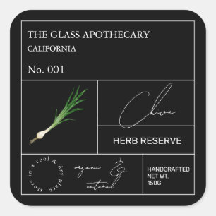 Apothecary Étiquette
