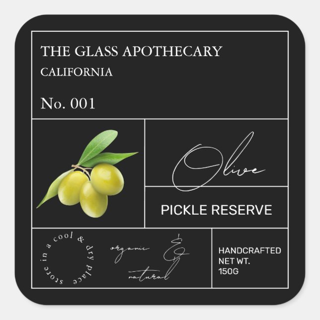 Apothecary Étiquette (Devant)