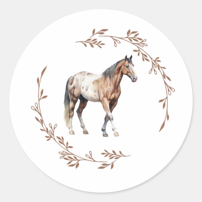 Appaloosa Horse Sticker (Devant)