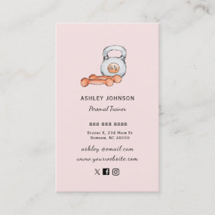 Appareil de fitness Blush Personal Trainer Carte d