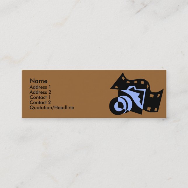 Appareil-photo avec des cartes de profil de (Devant)