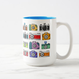 Appareil photo illustré mug