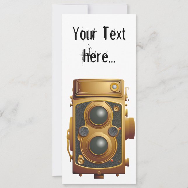 Appareil photo steampunk vintage (Devant)