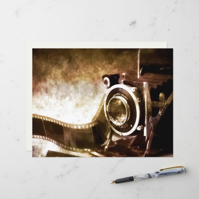 appareil photo vintage  (Devant/Arrière en situation)