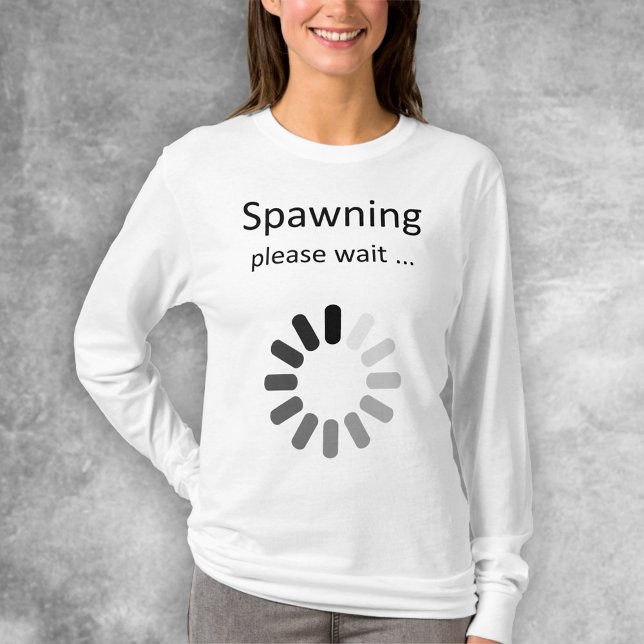 Apparition Veuillez Patienter - T-Shirt Humour Fut (Créateur téléchargé)