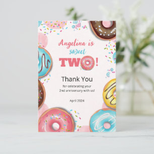 Appartement Merci 2e carte d'anniversaire.