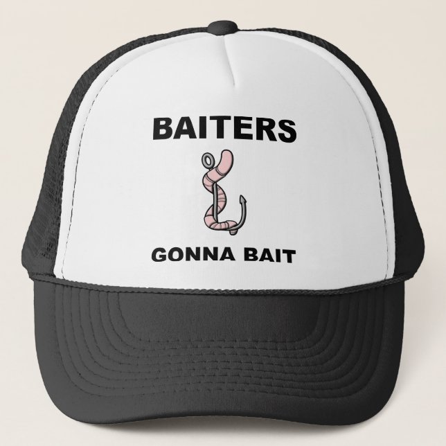 Appâteurs Vont Appâter Chapeau Casquette Drôle (Devant)