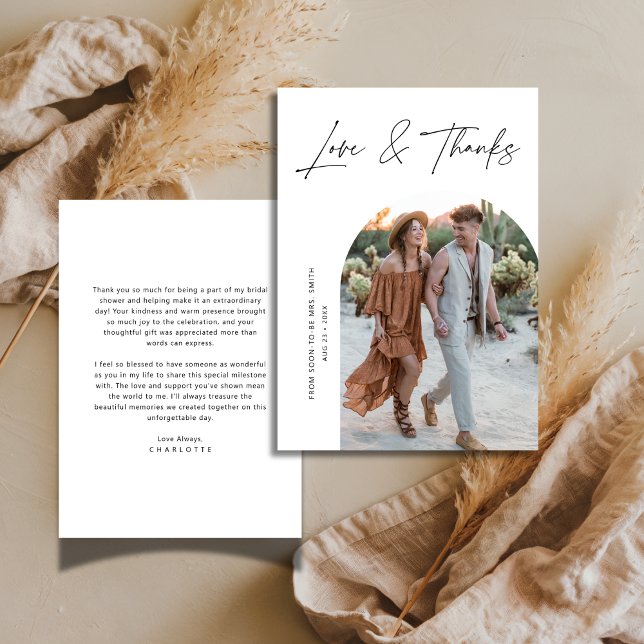 Appel à la calligraphie Amour & Merci Arche Photo  (Créateur téléchargé)