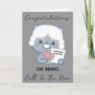 appel aux cartes de félicitations du bar