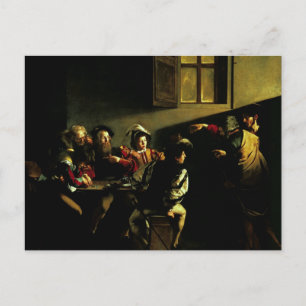 Appel de St Matthew par Caravaggio Carte postale