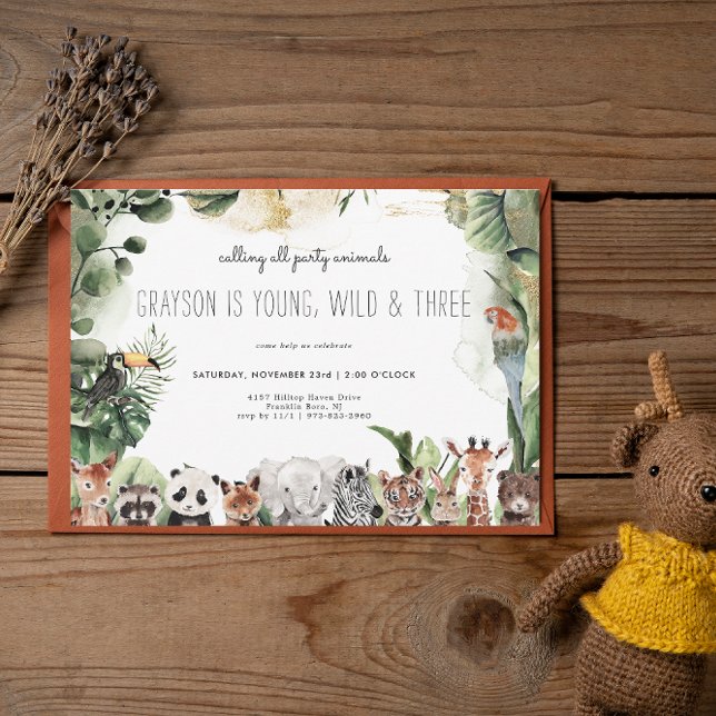 Appel de tous les animaux de fête | Safari Anniver (Créateur téléchargé)