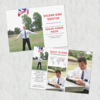 Appelé à servir la Faire-part missionnaire horizon