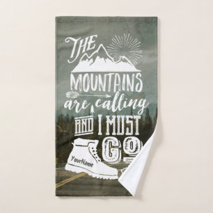 Appeler de montagnes doit aller votre typographie