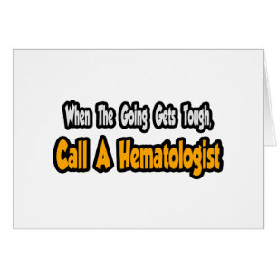 Appeler un hématologue