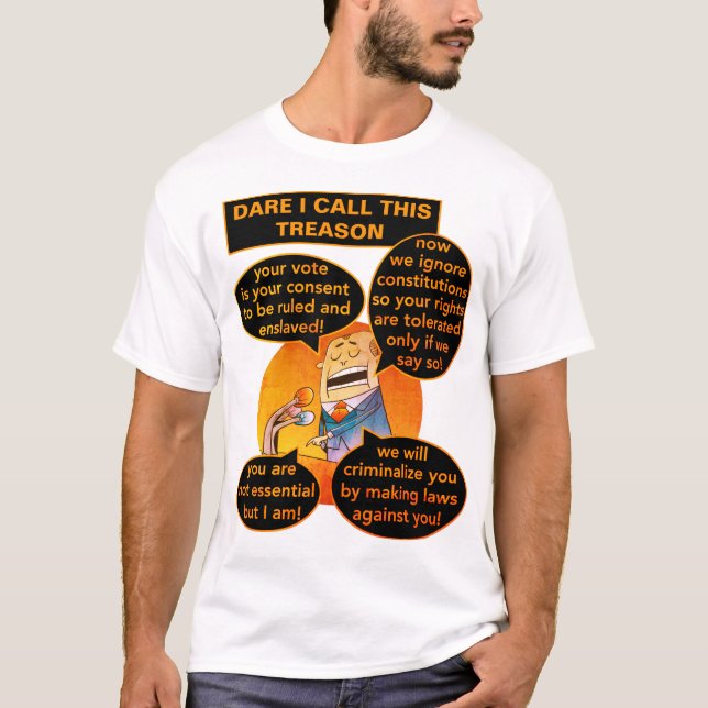 Appelez cette trahison (lumière) T-shirt (Devant)