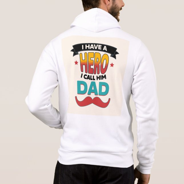 Appelez-Le Papa Sweat - shirt à capuche (Dos)