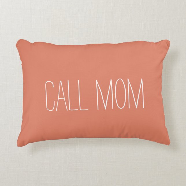 Appelez maman SMS maman coussin dortoir (Devant)