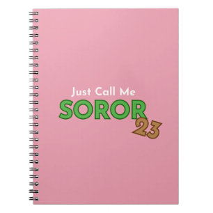 Appelez-moi simplement le Carnet Soror 2023