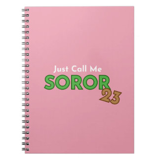 Appelez-moi simplement le Carnet Soror 2023