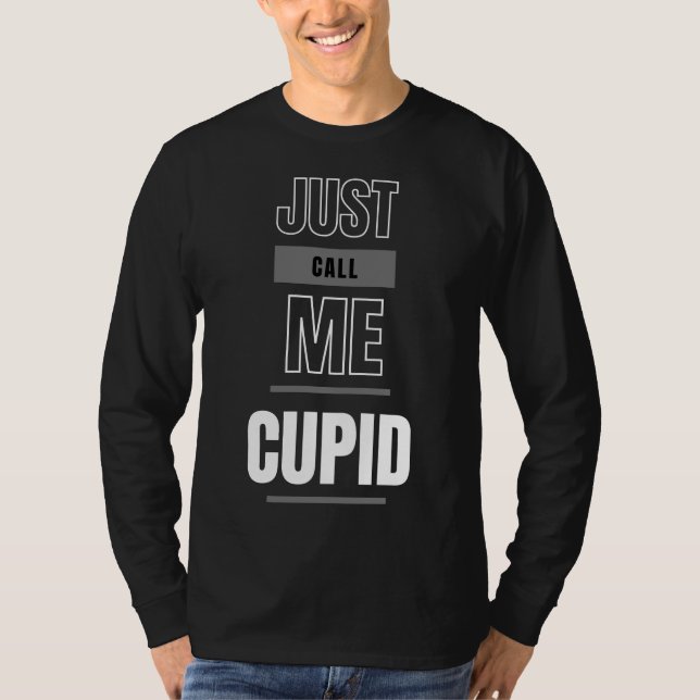 Appelle-Moi Juste Un Sweat - shirt à capuche Cupid (Devant)