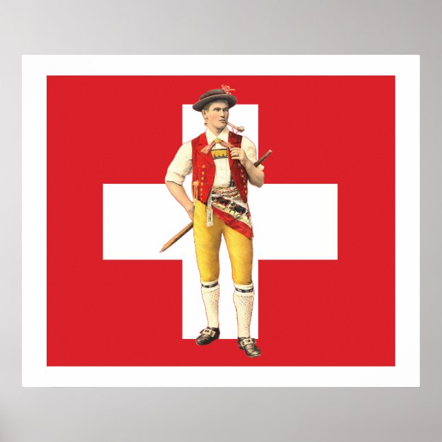 Appenzell Innerrhoden Trachten Affiche du pavillon (Devant)