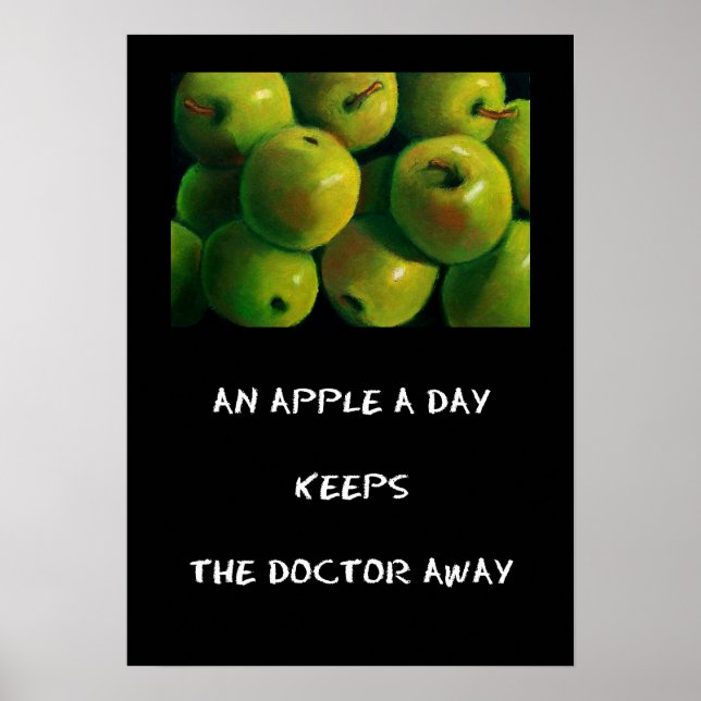 APPLE A DAY POSTER (ART) (Devant)