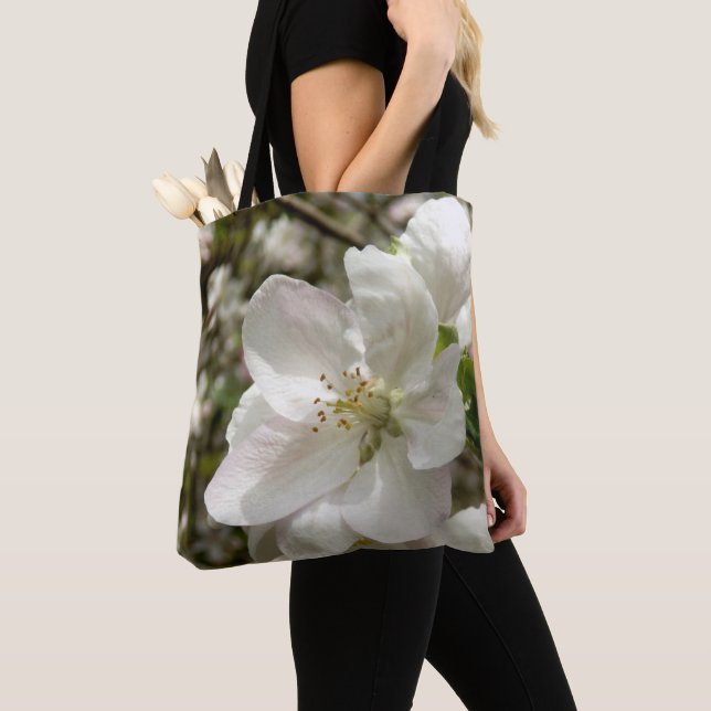 Apple Blossom sur tout le sac d'impression (De près)