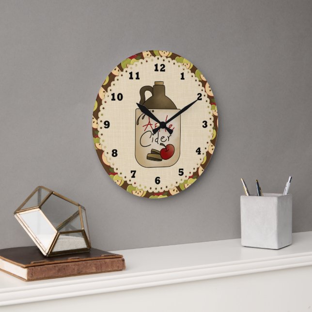 Apple Cider Country horloge de cuisine (Bureau)