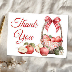 Apple de notre Carte de remerciements de Baby show