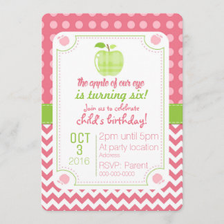 Apple De Notre Oeil Invitation Anniversaire