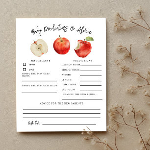 Apple Douche Baby Prédictions et carte de conseil
