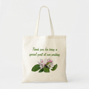 Apple fleur mariage faveur merci sac