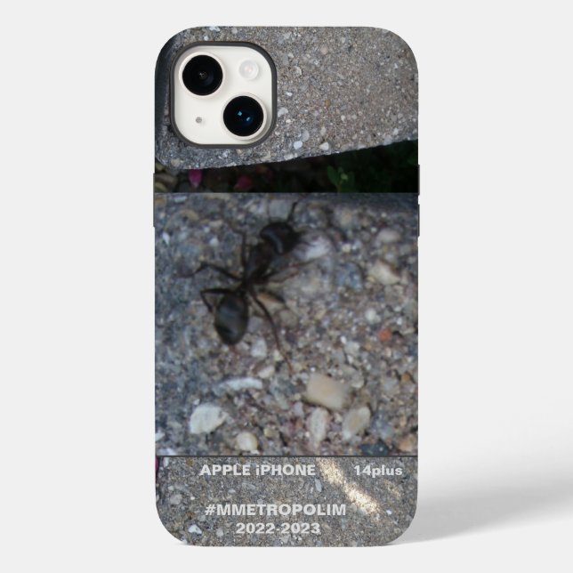 APPLE iPHONE 14 plus COQUE /#MMETROPOLIM DESIGN (Verso)