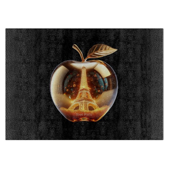 Apple Love Paris planche à découper (Devant)
