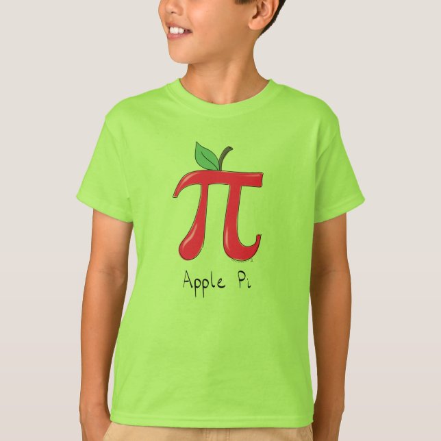 Apple Pi Cute Math Pi Day T-Shirt pour enfant (Devant)