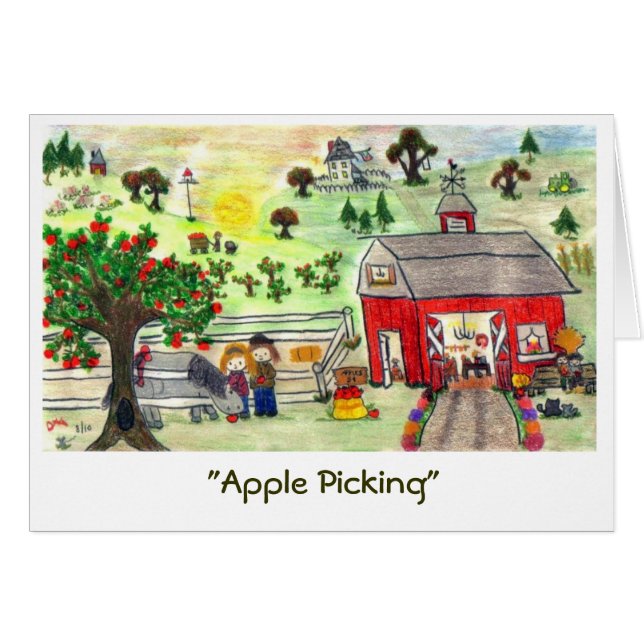 "Apple Picking" (A) (Devant horizontal)