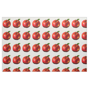 Apple rouge impriment le tissu