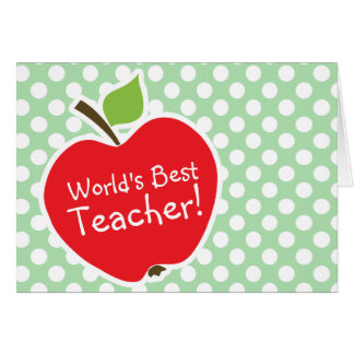 Apple sur Celadon Green Pois