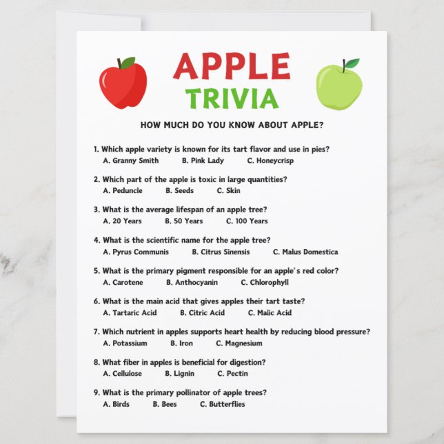 Apple Trivia Game (Devant)